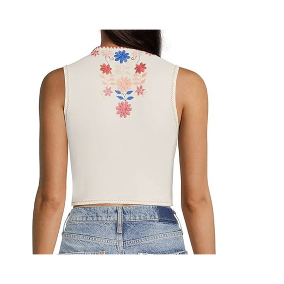 Free People In Bloom Tank Ivory Combo - Picture 3 of 9